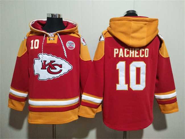 Men's Kansas City Chiefs #10 Isiah Pacheco Red Ageless Must-Have Lace-Up Pullover Hoodie,We sell and wholesale Men's Kansas City Chiefs #10 Isiah Pacheco Red Ageless Must-Have Lace-Up Pullover Hoodie on line form chian!
